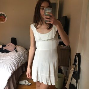 Ivory white Reformation Perla Dress